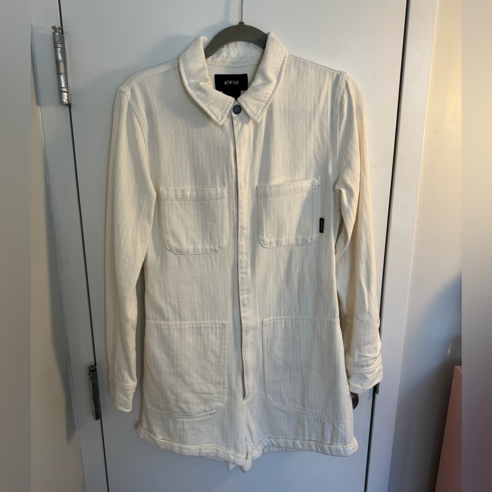 ATWYLD White cotton romper
